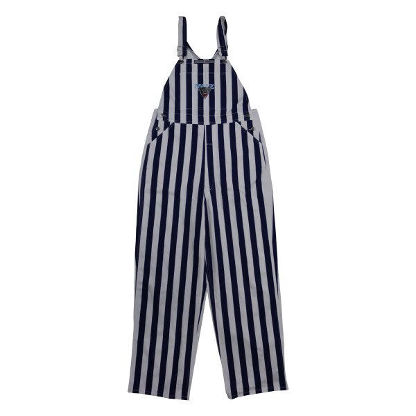 Adult Maine Black Bear Striped Overalls